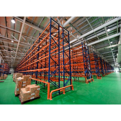 頑丈なパレットラック