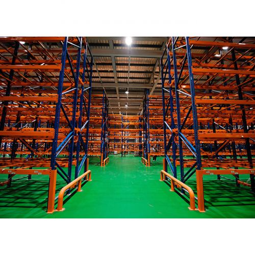 頑丈なパレットラック