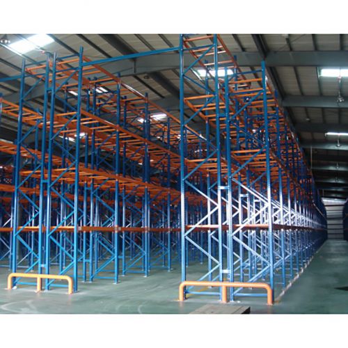 頑丈なパレットラック