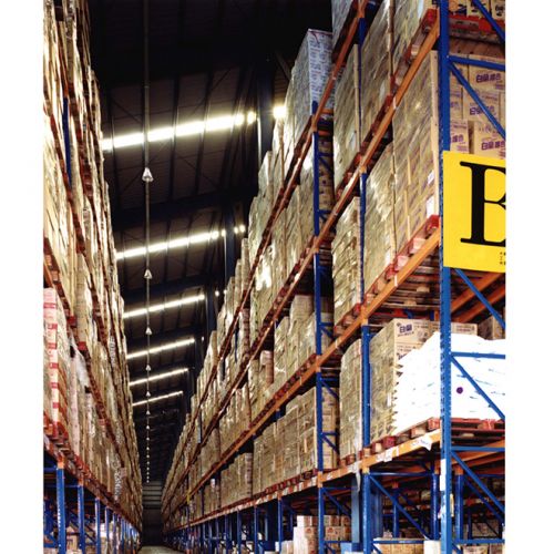 頑丈なパレットラック