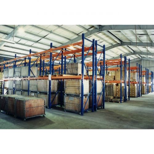 頑丈なパレットラック