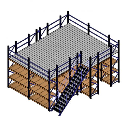 倉庫メザニン システム