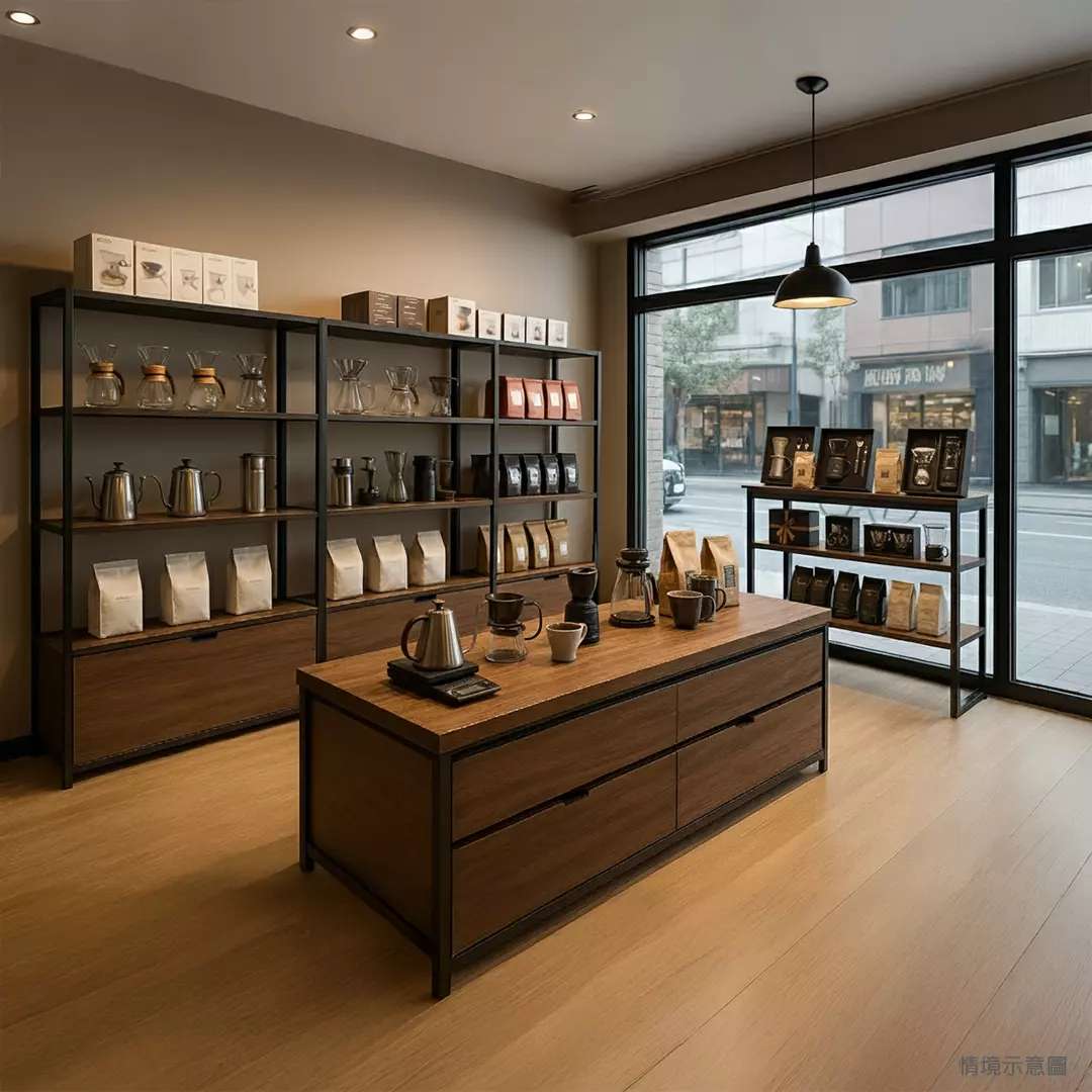 木境壁面架 × 咖啡用品店-3